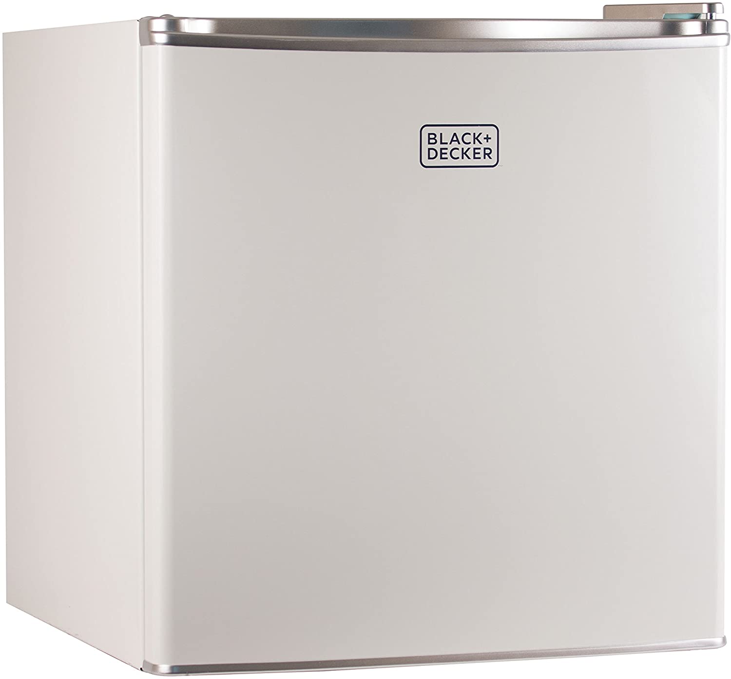 BLACK+DECKER BCRK17W Compact Refrigerator Energy Star Single Door Under-Counter Mini-Fridge With Freezer, 1.7 Cubic Ft., White