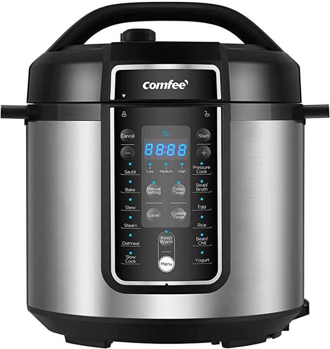 Best Pressure Cooker Under 100 COMFEE’ 6 Quart
