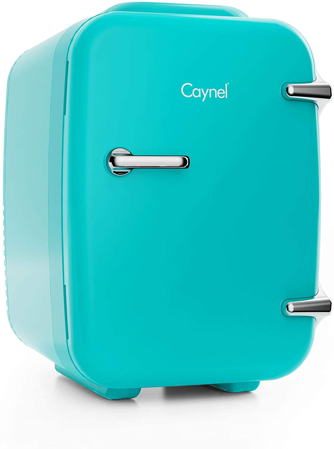 CAYNEL Mini-Fridge Portable Thermoelectric 4 Liter Cooler and Warmer For Skincare, Eco-Friendly Beauty Fridge For Foods, Medications, Cosmetics, Breast Milk, Medications Home, And Travel Use