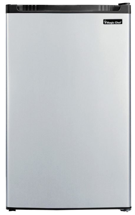 Magic Chef MCBR440S2 Refrigerator, 4.4 cu. ft, Stainless Steel