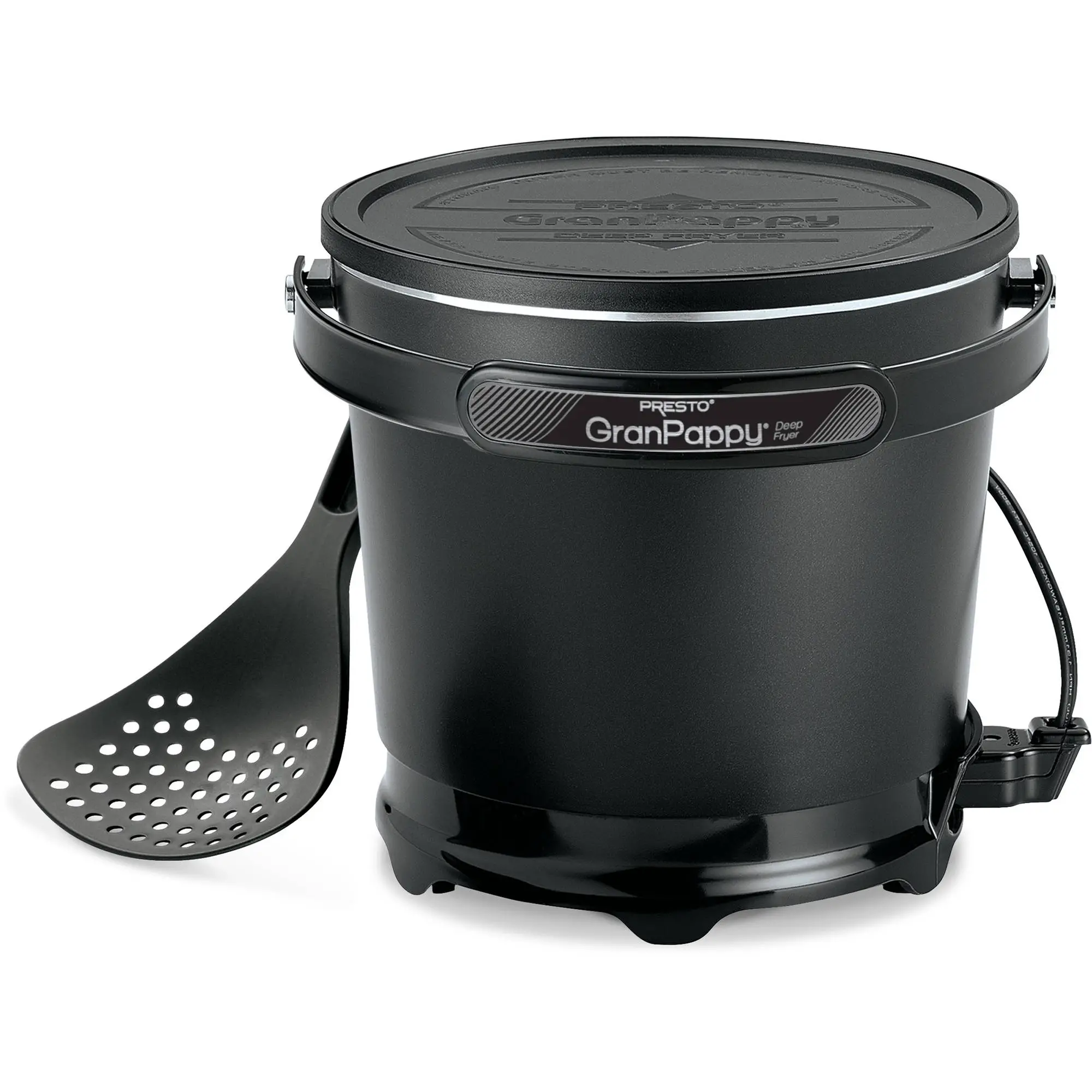 Presto 05411 GranPappy is one of the best presto deep fryer with cool touch handle, lid and a spoon.
