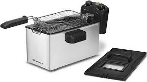 Secura L-DF401B Electric Deep Fryer is recommended For A Large Family with a removeable basket, lid and heat element