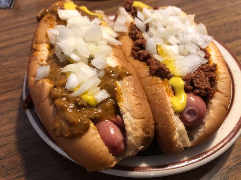 coney hot dogs
