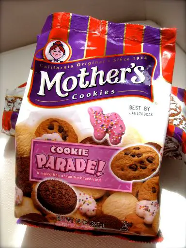 Bag of Mother's cookie parade