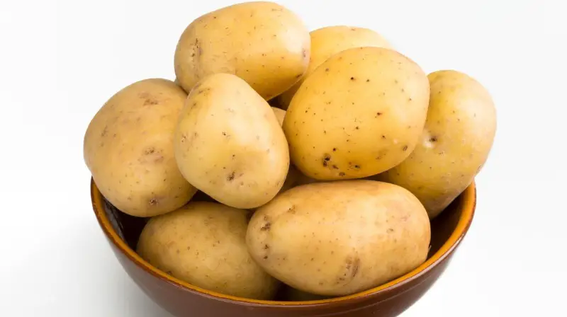 Yukon Gold potatoes in a bowl
