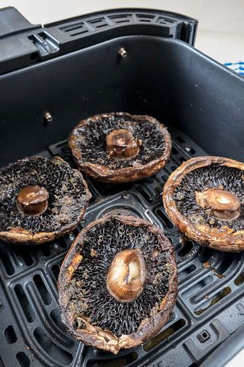 Air Fryer Portobello Mushrooms