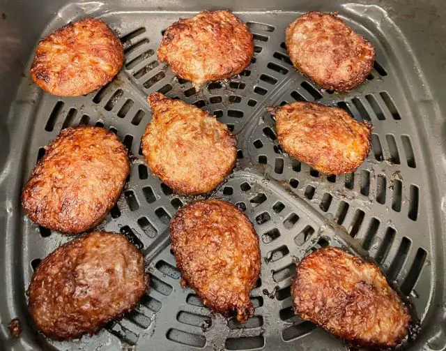 Frozen Sausage Patties in an Air Fryer