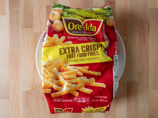  Ore Ida Extra Crispy Fast Food Fries on a plate