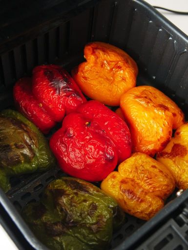 Bell Peppers in an Air Fryer - How to Roast Bell Peppers in an Air Fryer