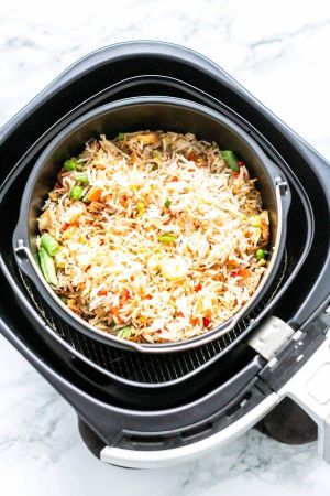 Rice in an Air Fryer - how to Reheat Rice in an Air Fryer