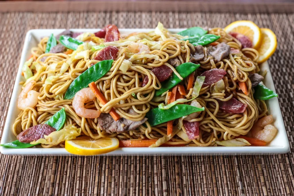 Filipino-Style Pancit Noodles