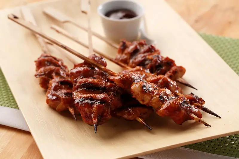 Grilled Asian Chicken Skewers