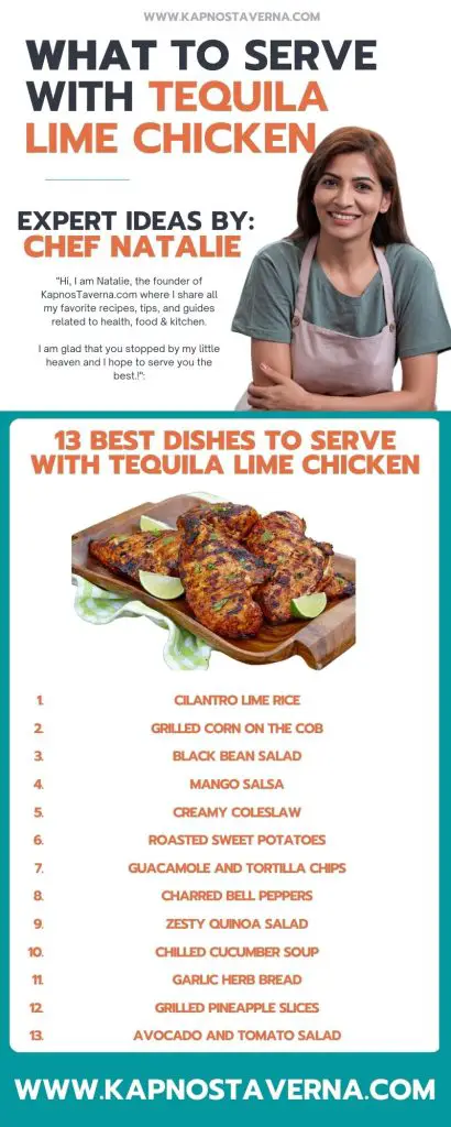infographic Tequila Lime Chicken