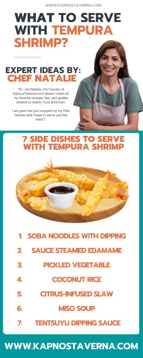Side Dishes Ideas to Serve with Tempura Shrimp by Chef Natalie