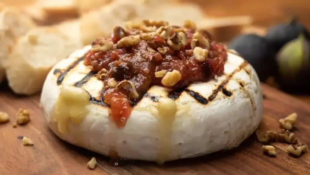 Warm Brie And Fig Jam