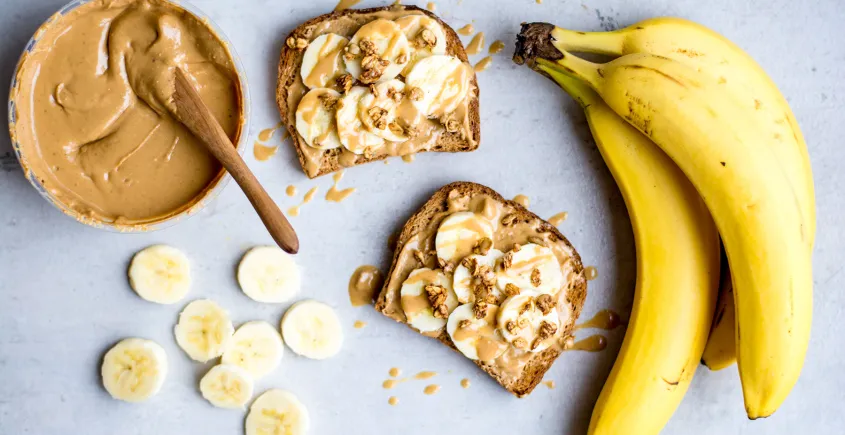 Nut Butter And Banana Toast